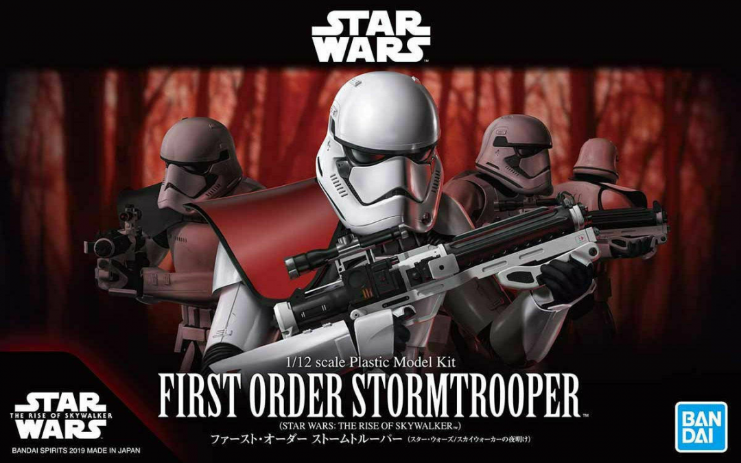 New Rise of Skywalker First Order Stormtrooper 1/12 Scale Model Kit available!