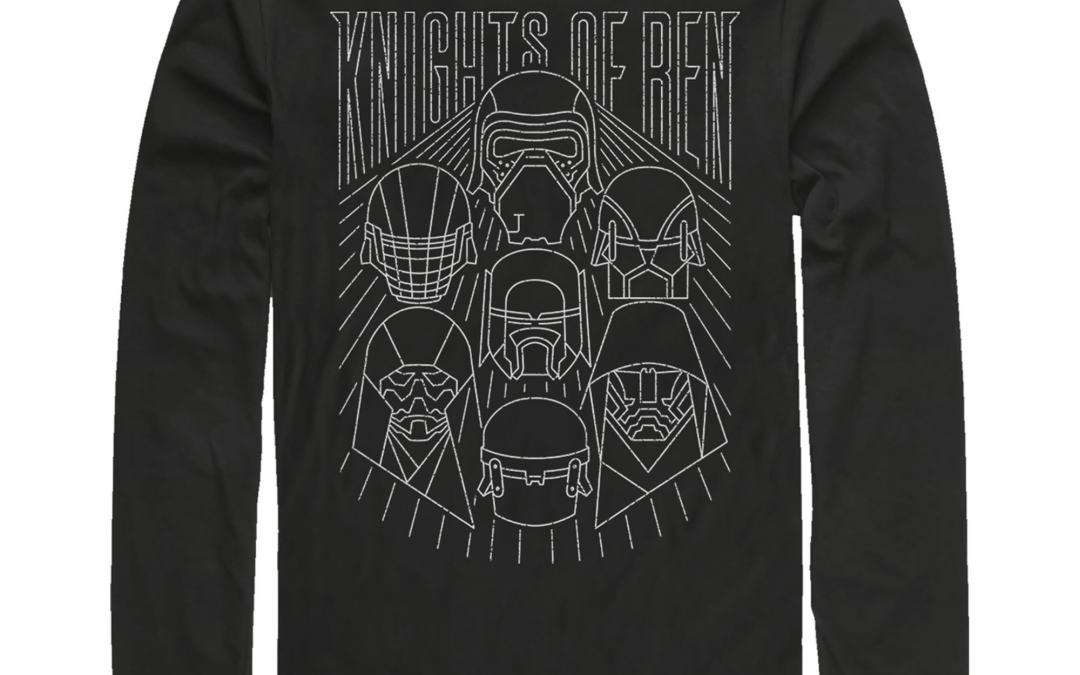 New Rise of Skywalker Knights of Ren Streak Long Sleeve T-Shirt available!