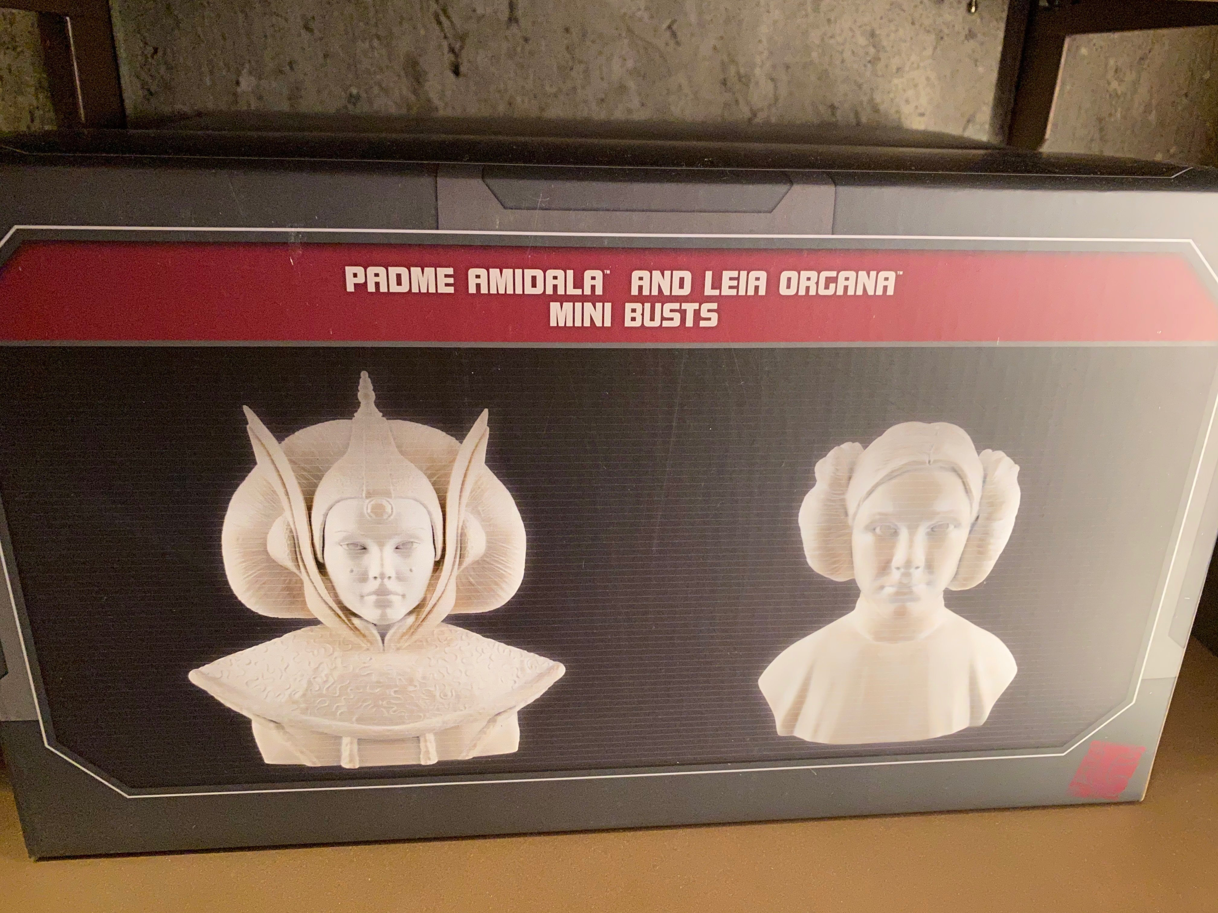 SWGE Padme Amidala & Leia Organa Mini Busts 1