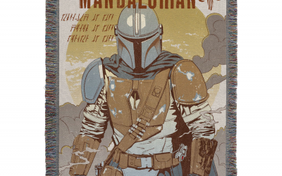 New The Mandalorian Woven Tapestry Throw Blanket available!