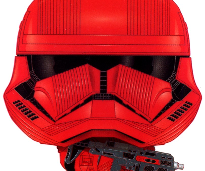 New Rise of Skywalker Funko Pop! Sith Trooper Sticker available!