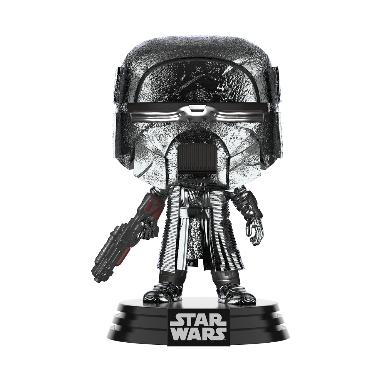 TROS Knight Of Ren (Blaster) Hematite Chrome Bobble Head toy 2