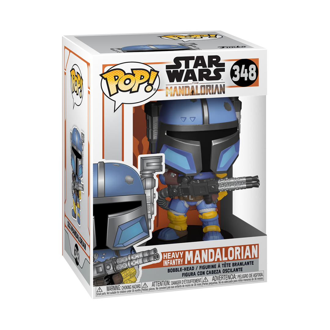 New The Mandalorian Heavy Infantry Mandalorian Bobble Head Toy available!