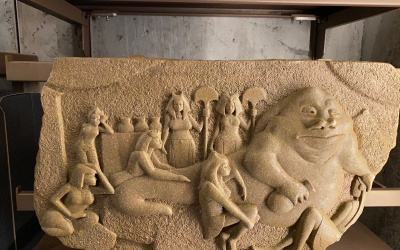 New Galaxy's Edge Jabba's Sail Barge Rock Wall Decor available!