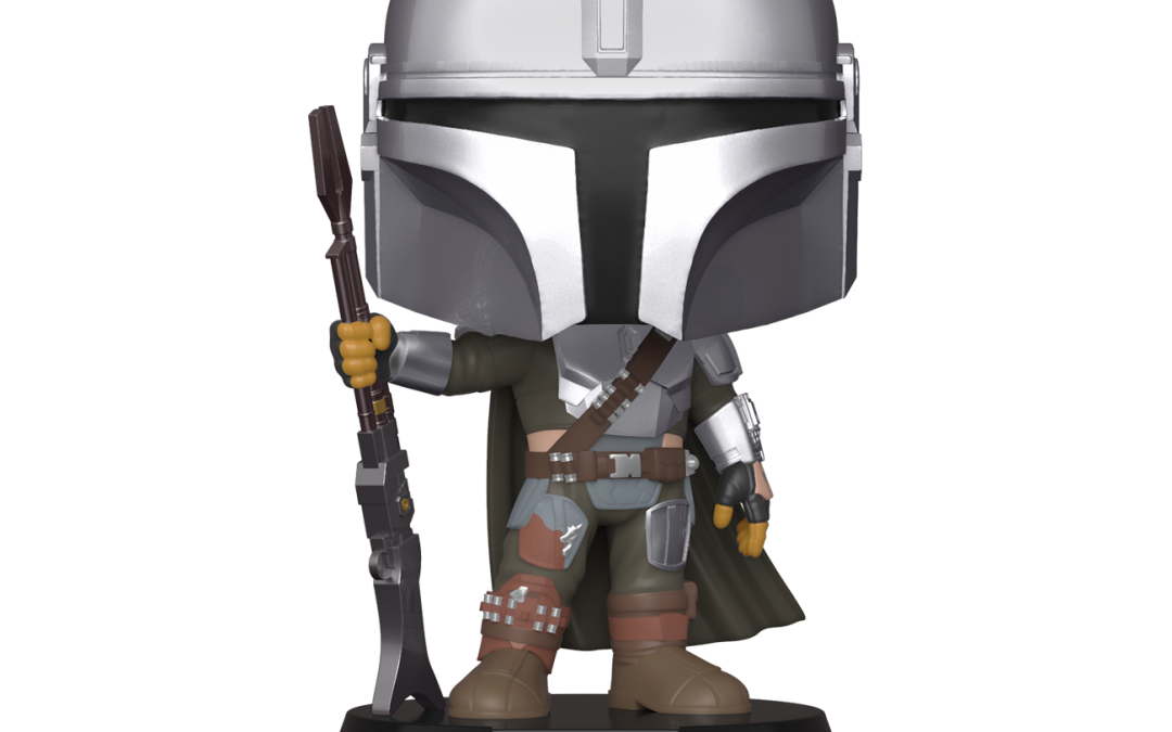 New The Mandalorian Mando Metallic Bobble Head Toy available!