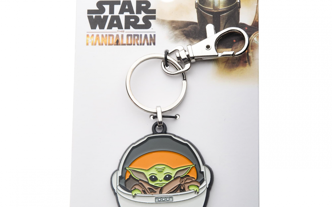 New The Mandalorian Baby Yoda (The Child) In Carriage keychain available!