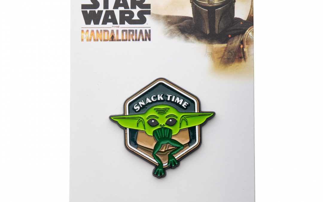 New The Mandalorian Baby Yoda (the Child) Snack Time Pin in stock!