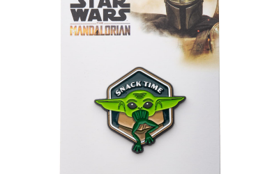 New The Mandalorian Baby Yoda (the Child) Snack Time Pin in stock!