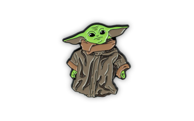 New The Child (Curious Baby Yoda Standing) pin available now!
