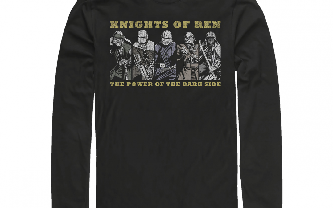 New Rise of Skywalker Knights of Ren Power Long Sleeve Shirt available!