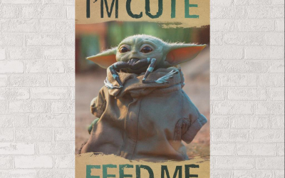 New The Mandalorian The Child Feed Me Poster available!