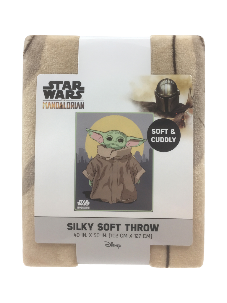 New The Mandalorian The Child Silk Touch Throw Blanket in stock!