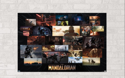 New The Mandalorian Credit Illustrations Poster in stock!
