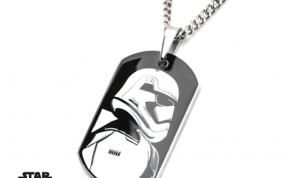 New Force Awakens First Order Stormtrooper Charm Necklace available!