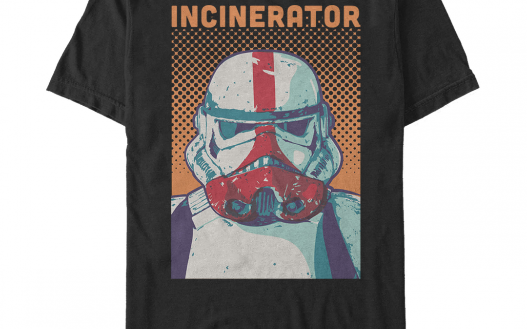 New The Mandalorian Men's Incinerator Trooper T-Shirt available!