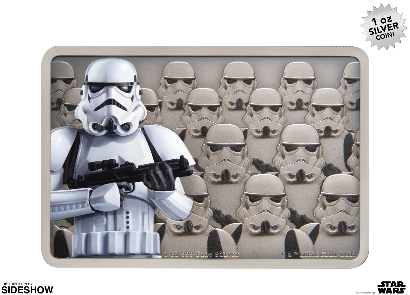 SW Stormtrooper Silver Coin 2