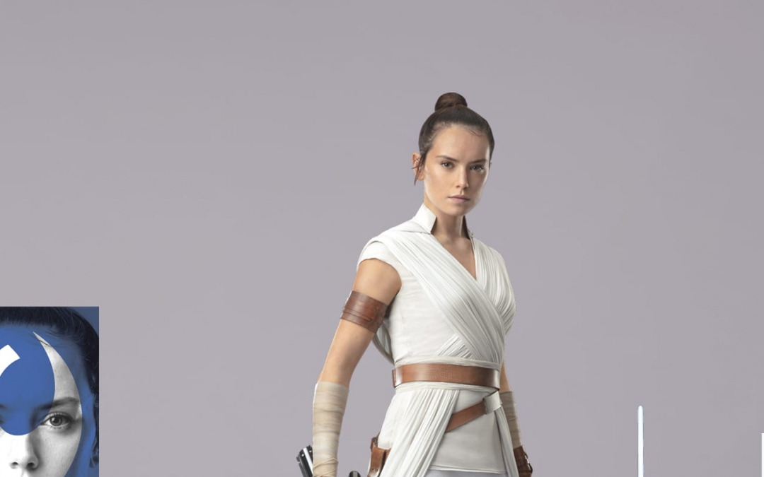 New Rise of Skywalker Rey Life-Size Wall Decal available now!