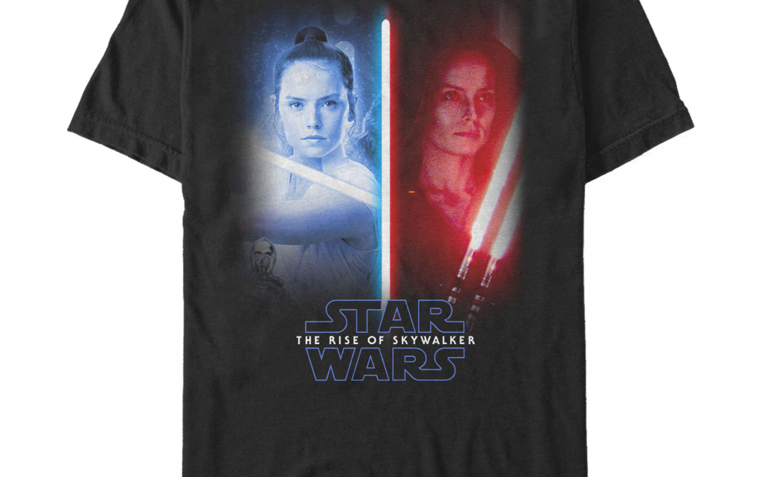 New Rise of Skywalker Rey Split T-Shirt now available!