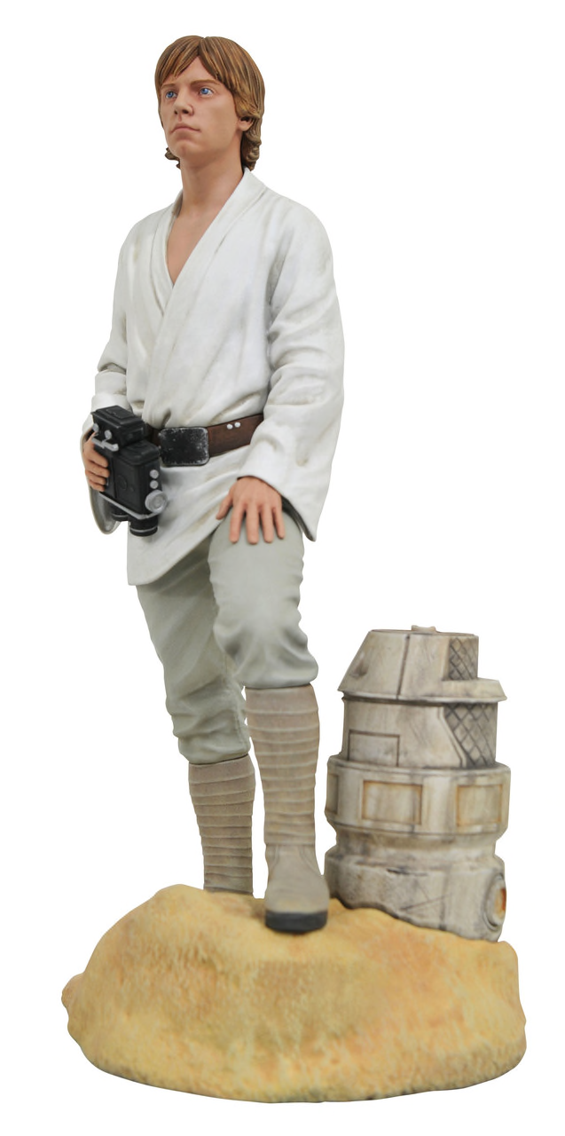 luke skywalker life size statue