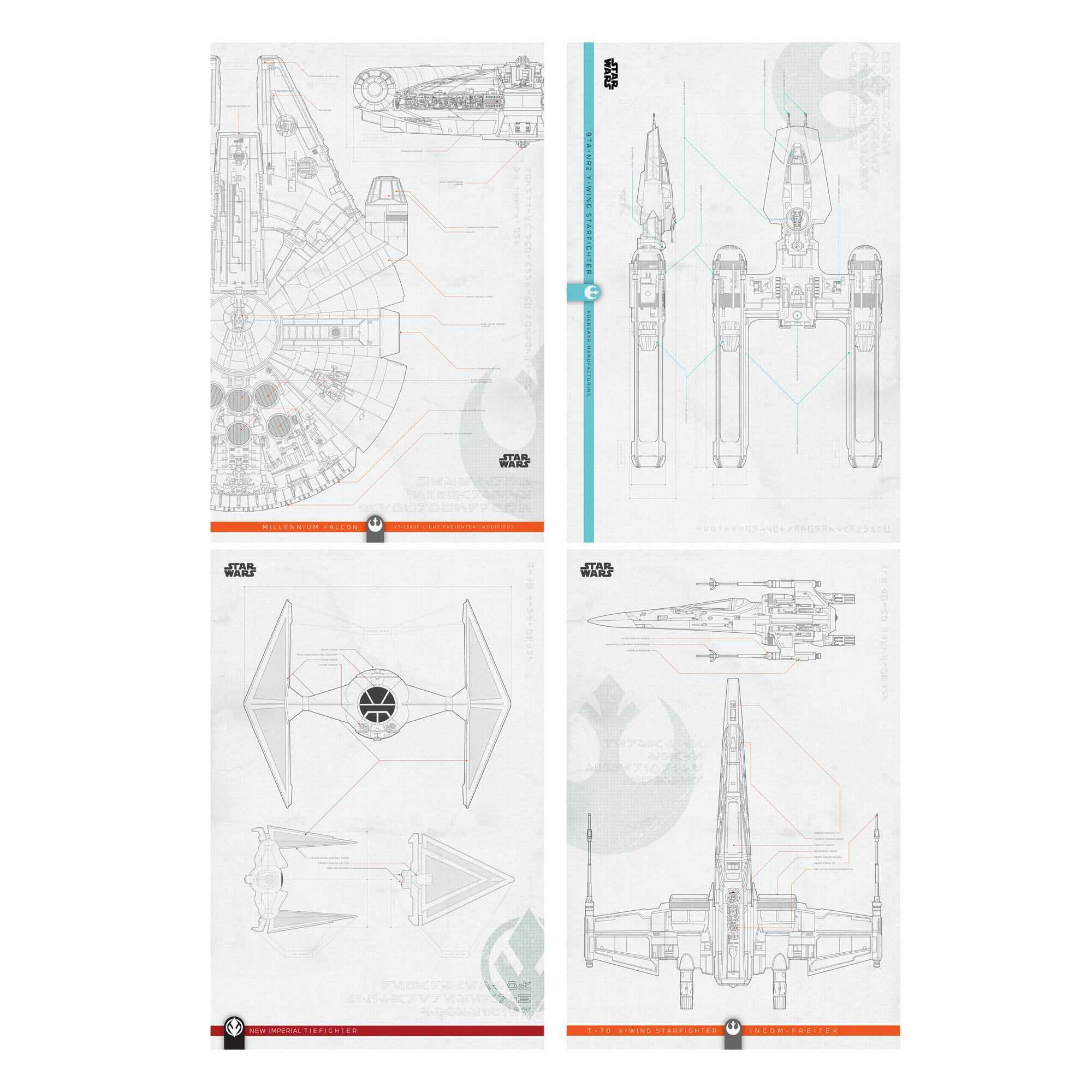 TROS Vehicle Schematics Wall Graphics Posters 1
