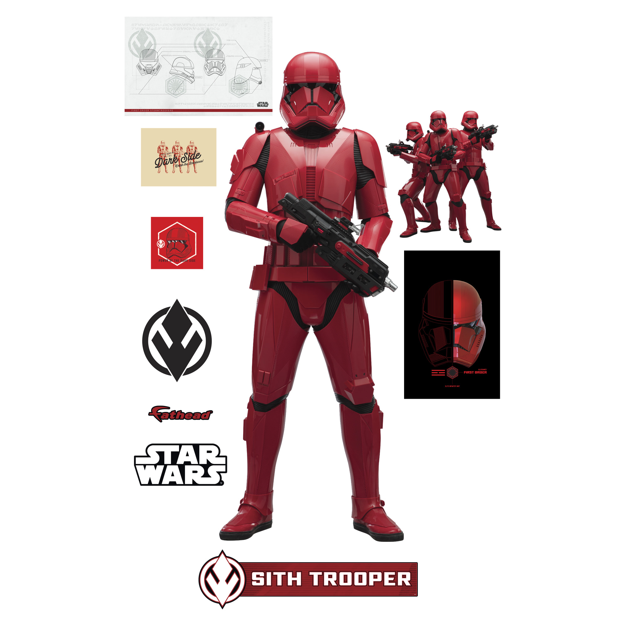 TROS FO Sith Trooper LS Wall Decal 1