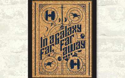 New Star Wars Galaxy Far Far Away Cork Wall Art available now!