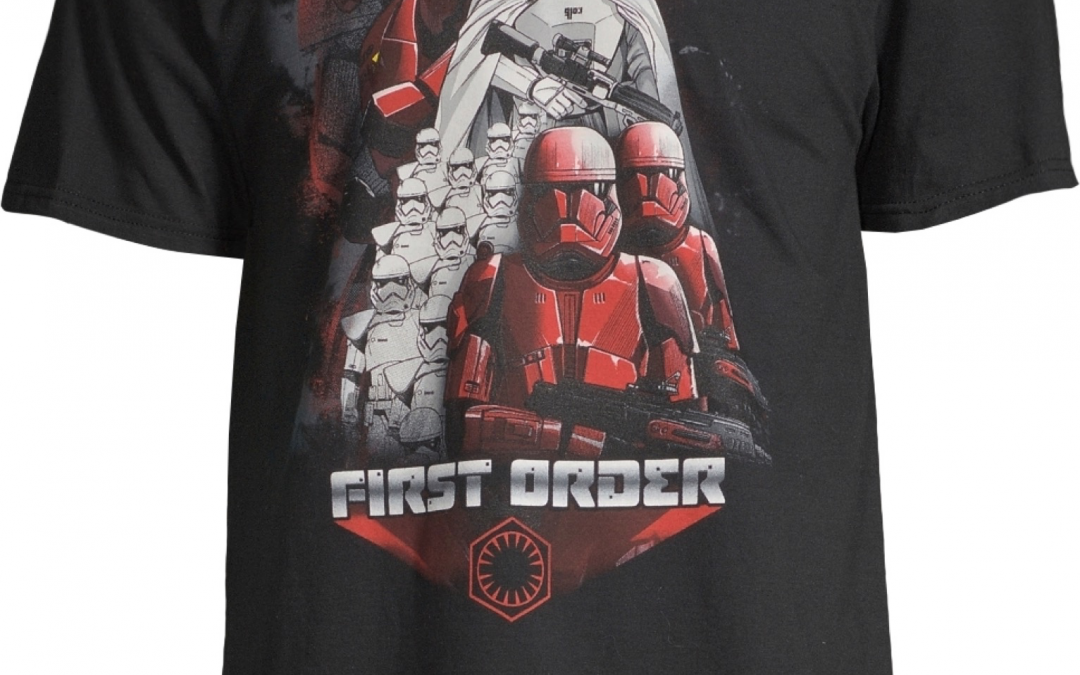 New Rise of Skywalker Men's First Order Graphic T-shirt available!