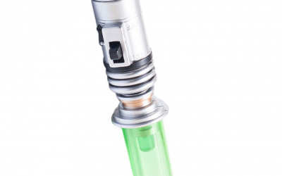 New Star Wars Luke Skywalker Lightsaber Light Up Keychain in stock!