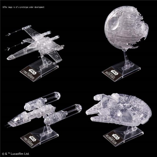 New Return of the Jedi Clear Spirits VM Vehicle Model Kit Set available!