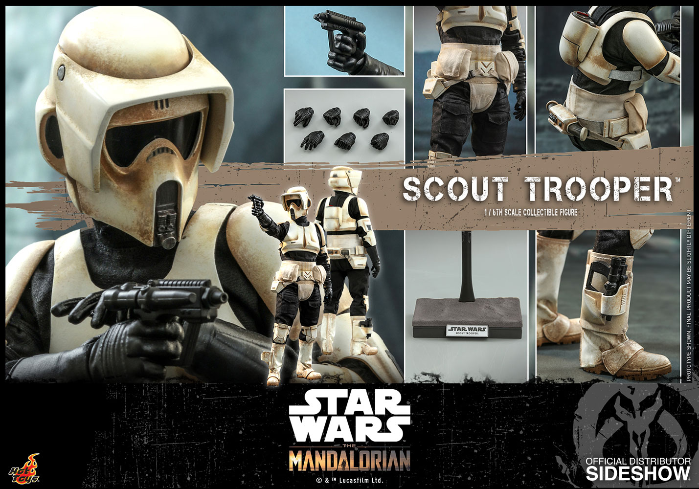 TM Scout Trooper 1/6th Scale Figure 8