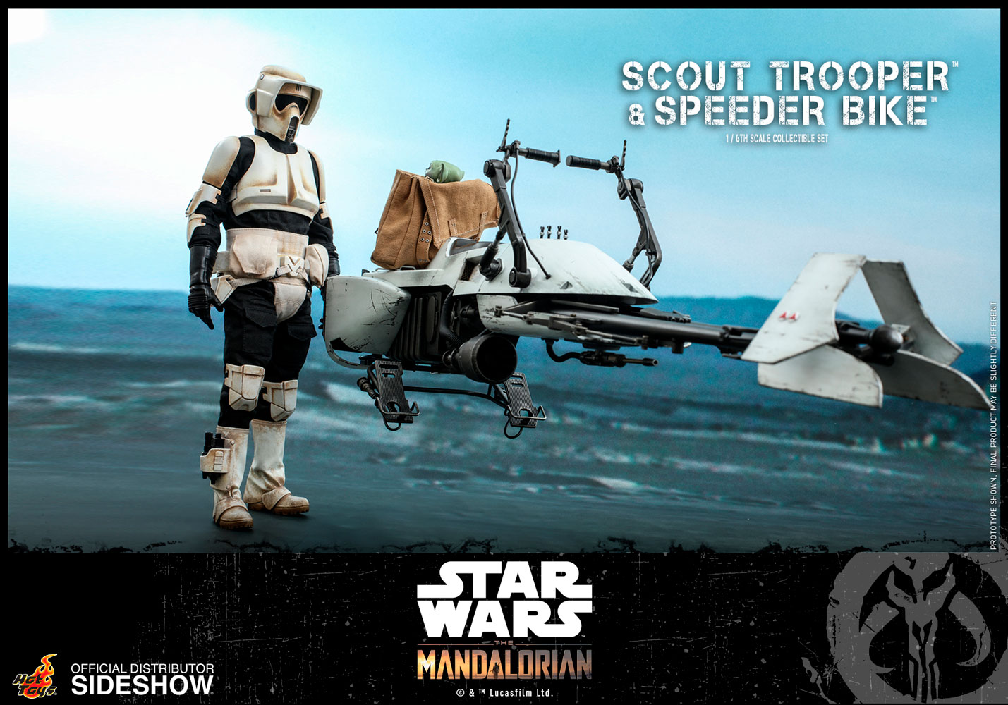 Scout Trooper and Speeder Bike 1/6th Scale Figure Set 4