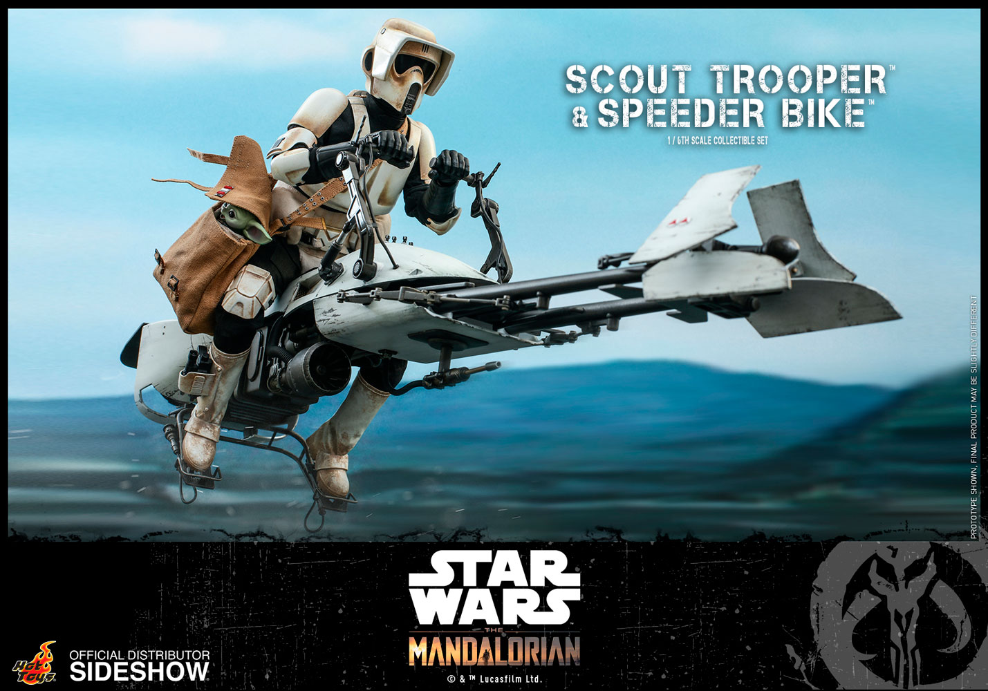 Scout Trooper and Speeder Bike 1/6th Scale Figure Set 5