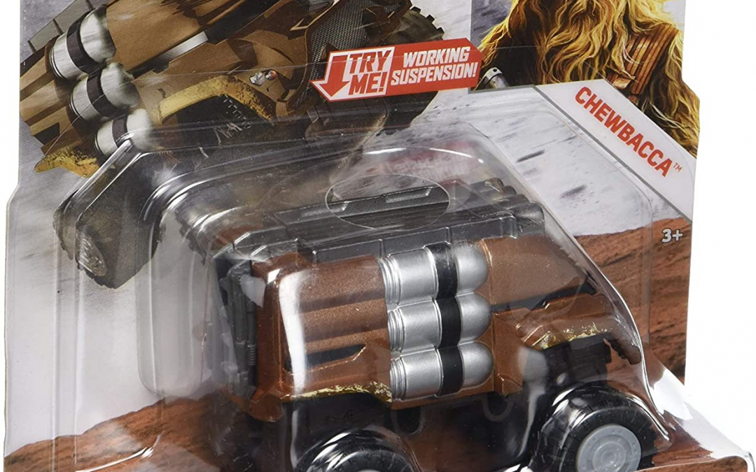 New Solo Movie Hot Wheels Chewbacca All Terrain Character Car available now!