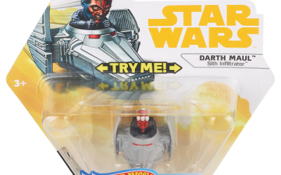 New Darth Maul & Sith Infiltrator Hot Wheels Battle Roller available!