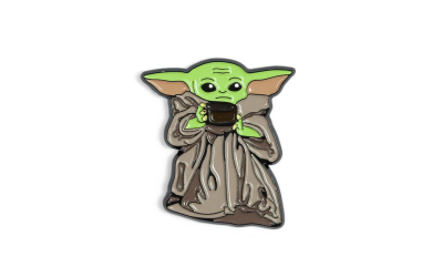 New The Mandalorian The Child With Soup Bowl Pin available!
