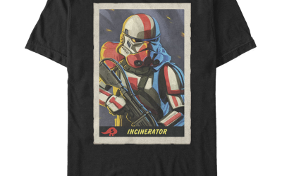New The Mandalorian Incinerator Trooper Trading Card Men's T-Shirt available!