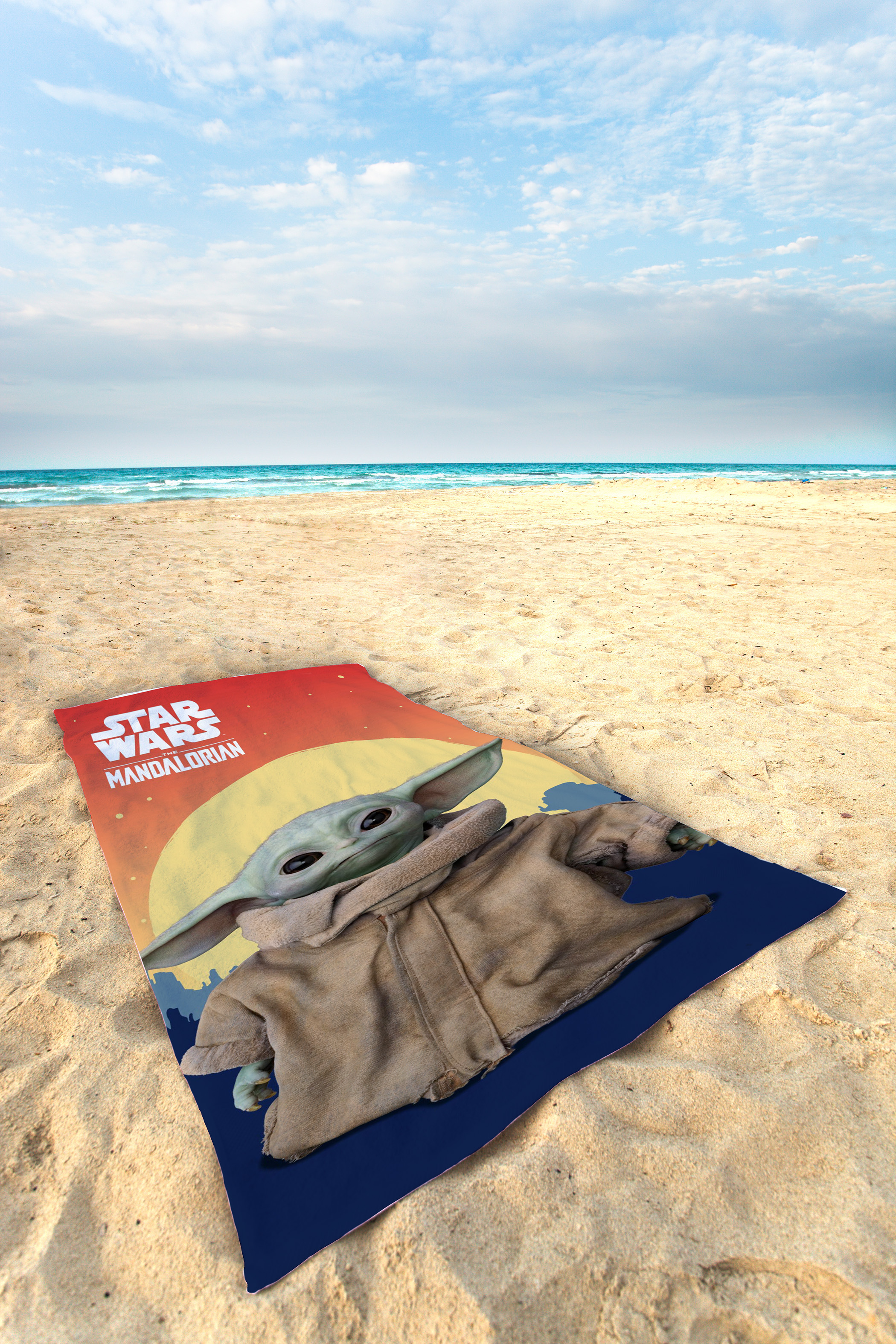 TM Baby Yoda (The Child) Beach Towel 1
