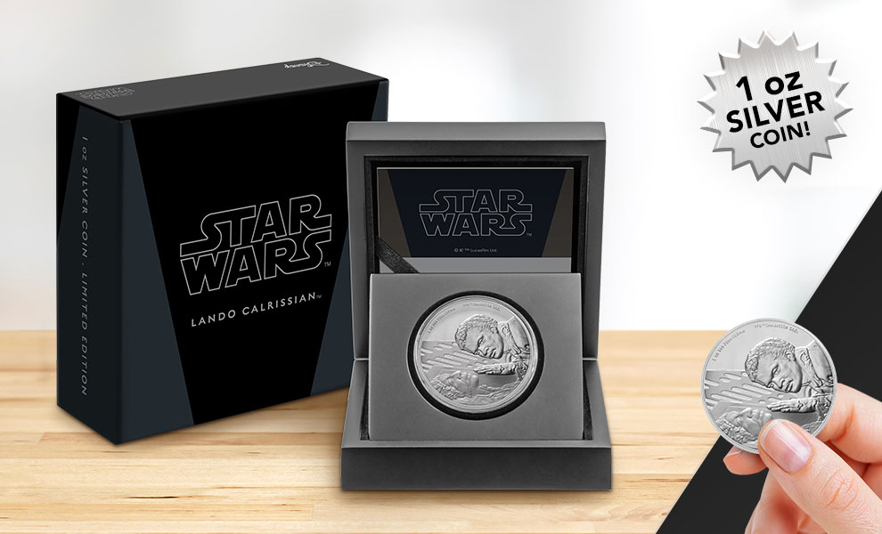 SW Lando Calrissian Silver Coin 1