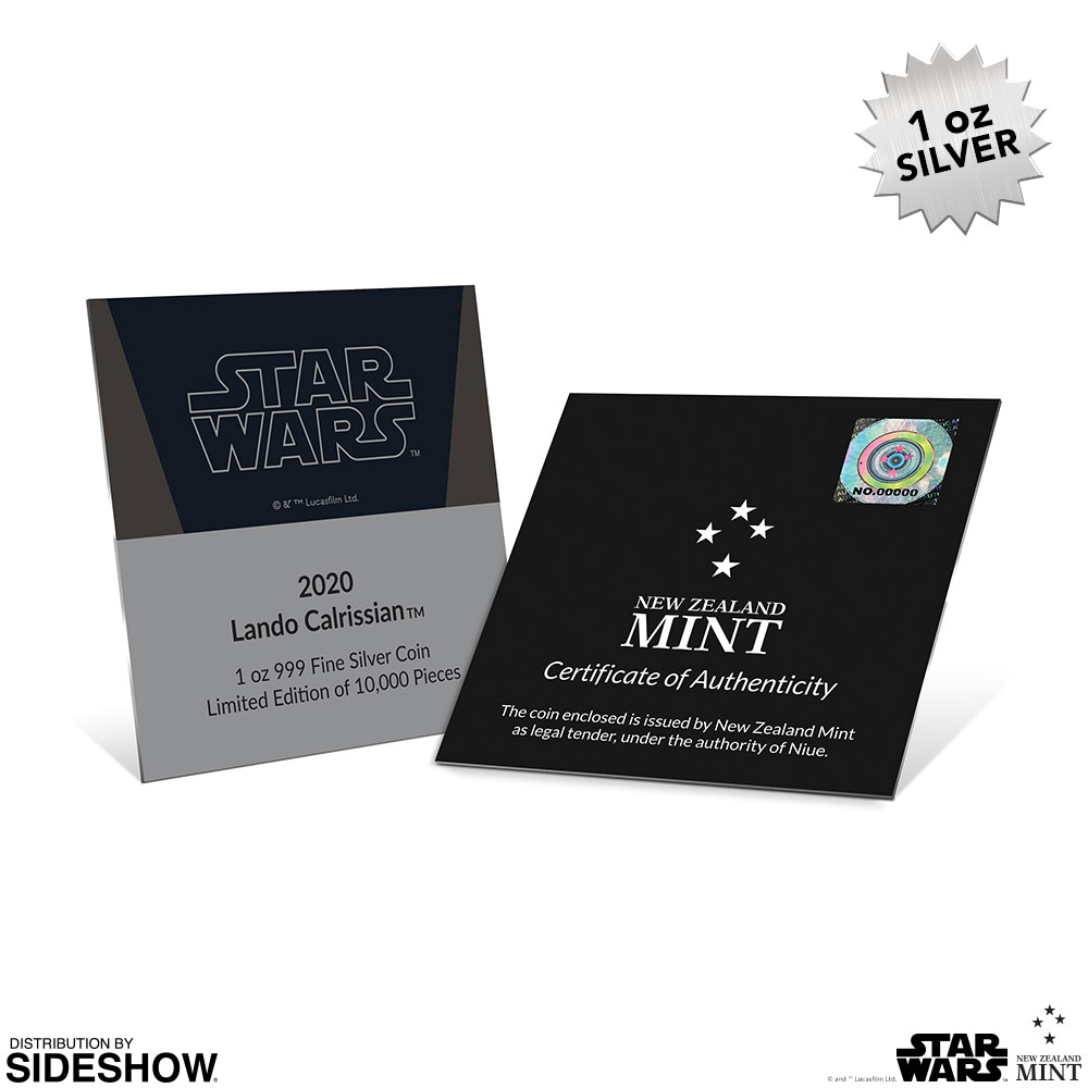 SW Lando Calrissian Silver Coin 3