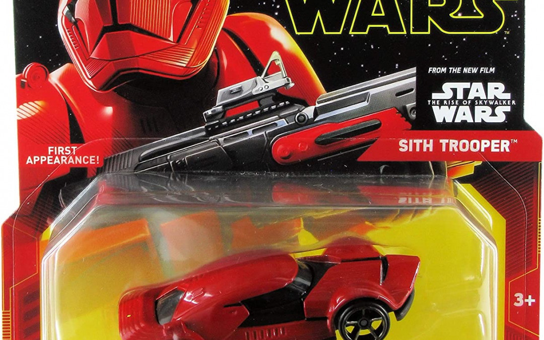 New Rise of Skywalker Sith Trooper Character Car available!