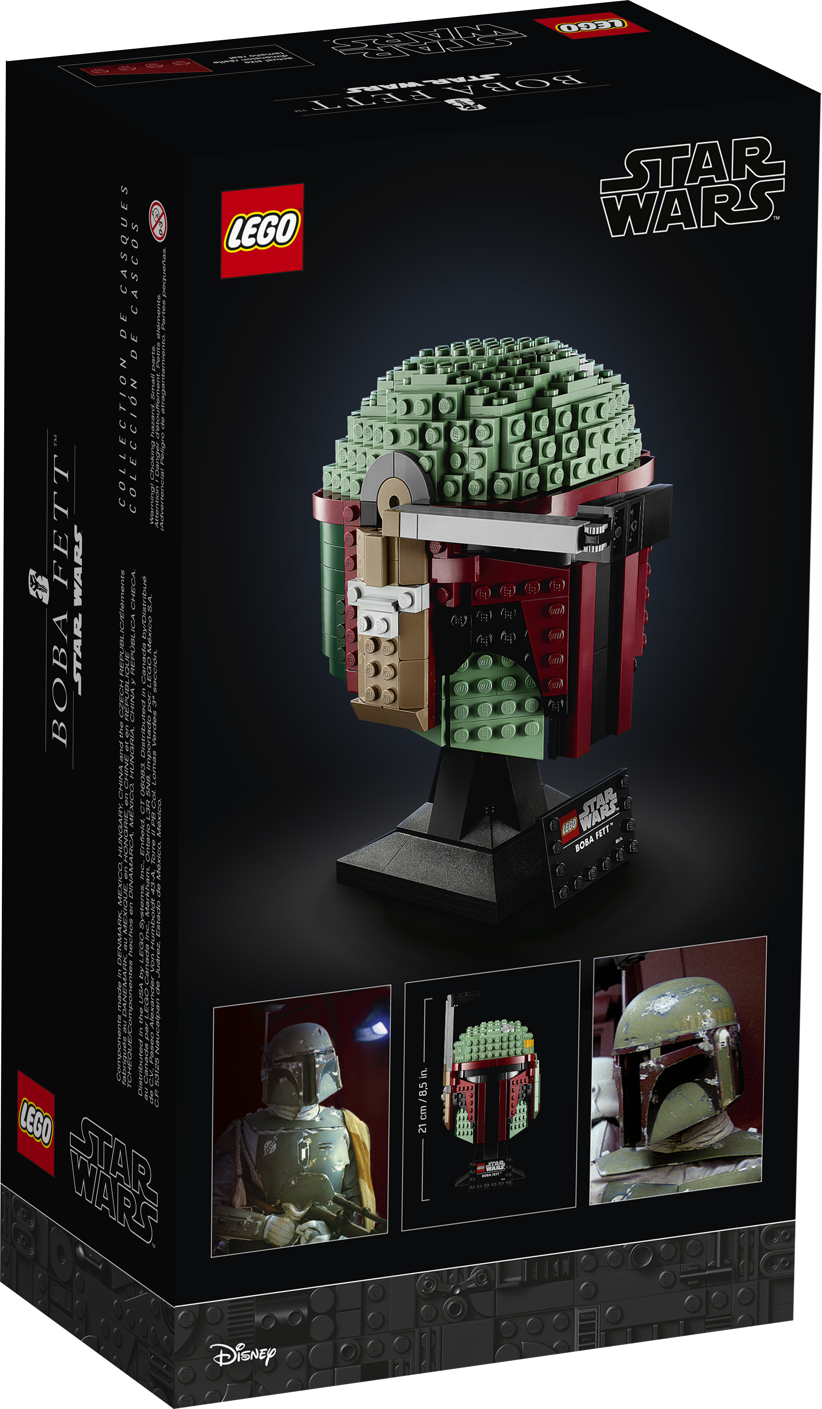 SW Boba Fett Helmet Lego Set 2