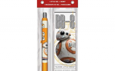 New Rise of Skywalker BB-8 Gel Pen and Bookmark Set available!