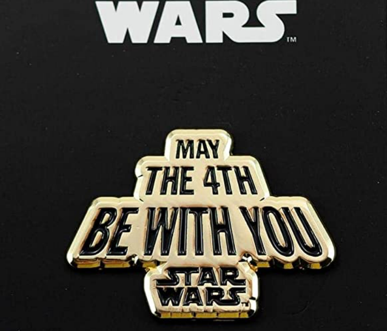 New "May The Fourth Be with You" Gold Collector Pin available!