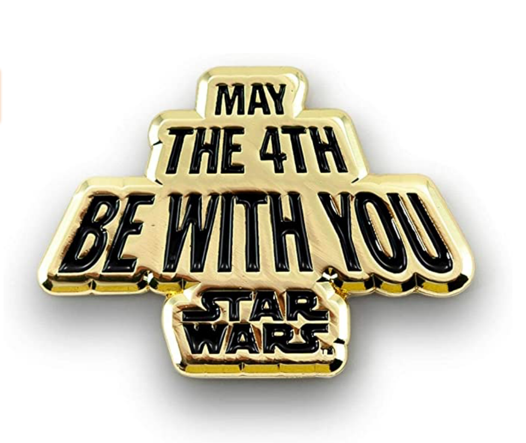 New "May The Fourth Be with You" Gold Collector Pin available!