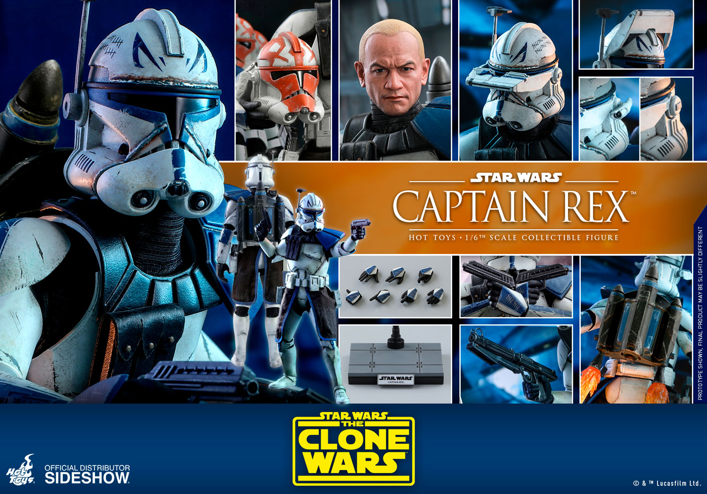 SWTCW Captain Rex 1/6th Scale Figure 13