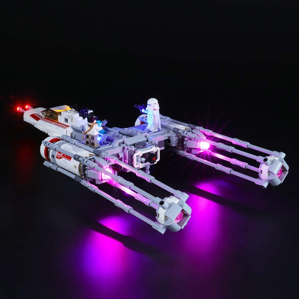 TROS Rise of Skywalker LED Lighting Y-Wing Fighter Lego Set 3