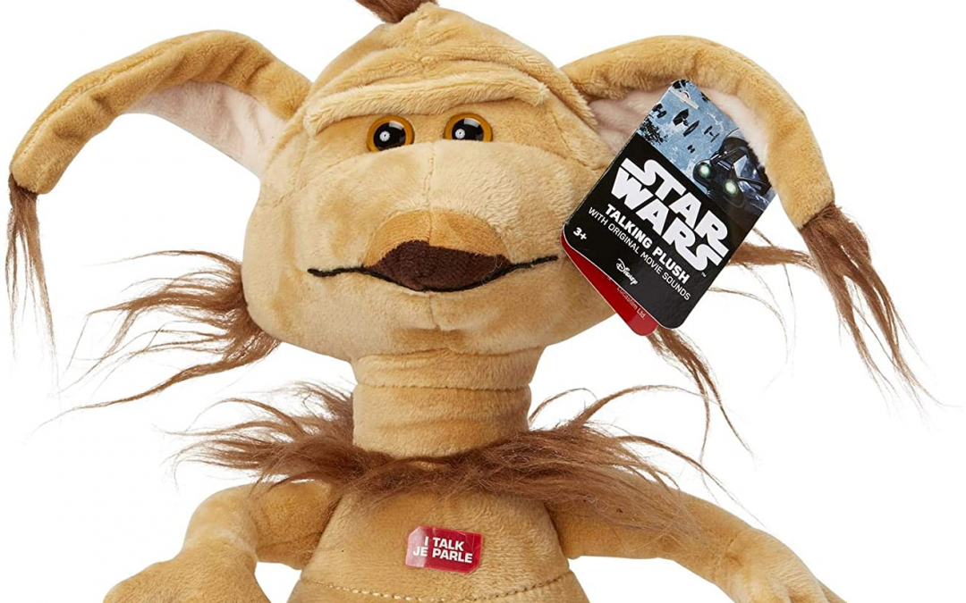 New Star Wars Salacious Crumb Talking Plush Toy available!