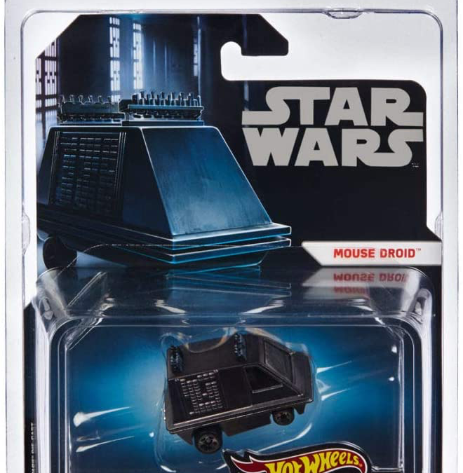 New Star Wars Mouse Droid Hot Wheels Character Car available!