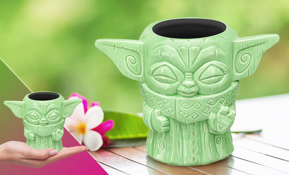 mandalorian tiki mug