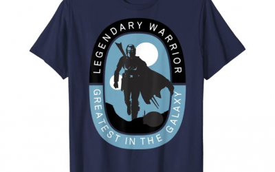 New The Mandalorian Mando Legendary Warrior Badge T-Shirt available!